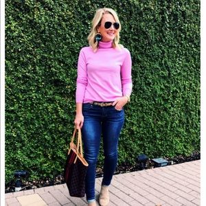 J.Crew cashmere like turtle neck sweater